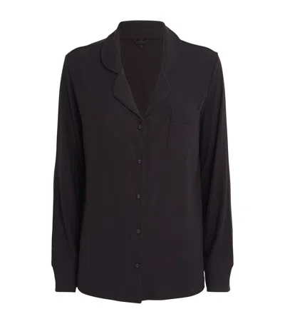 Skims Soft Lounge Ribbed Pyjama Set In Burgundy