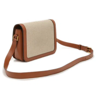 Pre-owned Celine Canvas Leather Shoulder Bag ()