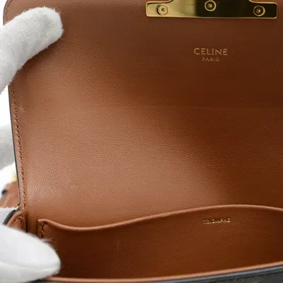 Pre-owned Celine Canvas Leather Shoulder Bag ()