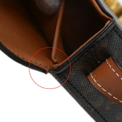 Pre-owned Celine Canvas Leather Shoulder Bag ()