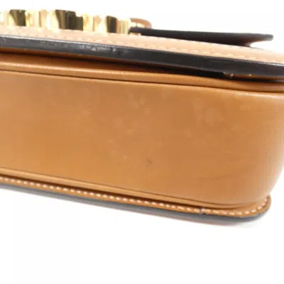 Pre-owned Celine Gold Leather Shoulder Bag ()