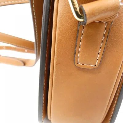 Pre-owned Celine Gold Leather Shoulder Bag ()