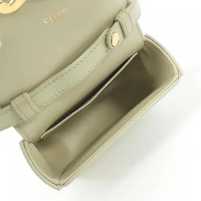Pre-owned Celine Gold Leather Shoulder Bag ()