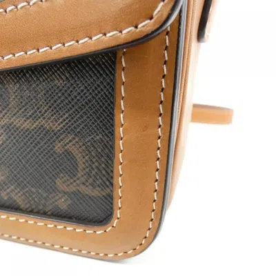 Pre-owned Celine Gold Leather Shoulder Bag ()
