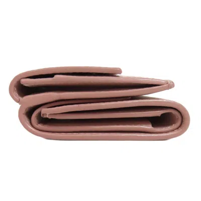 Pre-owned Celine Pink Leather Wallet (tri-fold) ()