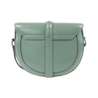 Pre-owned Celine Silver Leather Shoulder Bag ()