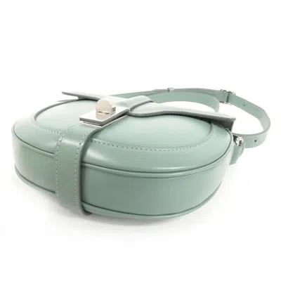 Pre-owned Celine Silver Leather Shoulder Bag ()