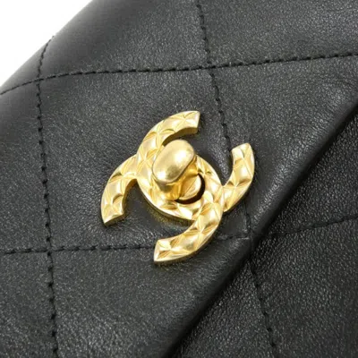 Pre-owned Chanel Black Leather Backpack ()
