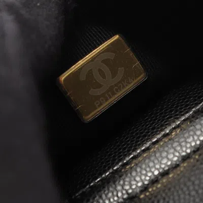 Pre-owned Chanel Black Leather Backpack ()