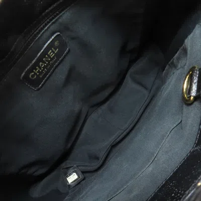 Pre-owned Chanel Black Leather Tote Bag ()