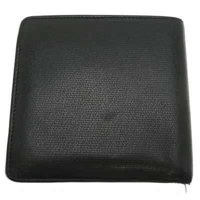 Pre-owned Chanel Black Leather Wallet (bi-fold) ()