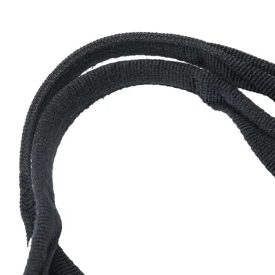 Pre-owned Chanel Black White Nylon Handbag Tote Bag ()