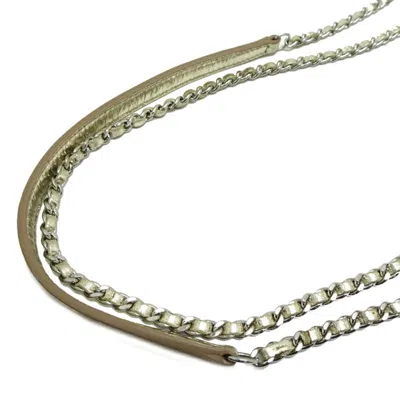 Pre-owned Chanel Metallic Gold Leather Shoulder Bag ()