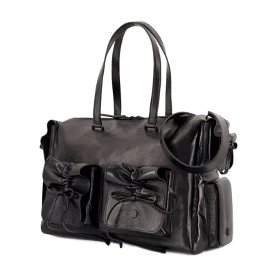 Acne Studios Multipocket Shoulder Bag In Black
