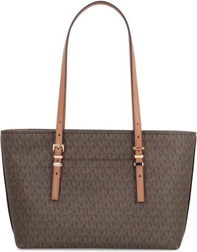 Michael Kors Quinn Media Tote Bag In Brown