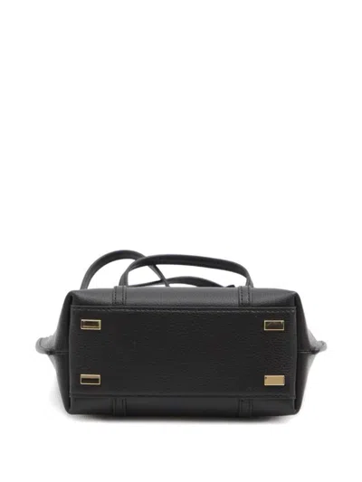 Tory Burch Mini Perry Zip-top Cross Body Bag In Black