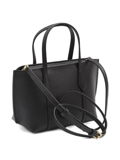 Tory Burch Mini Perry Zip-top Cross Body Bag In Black