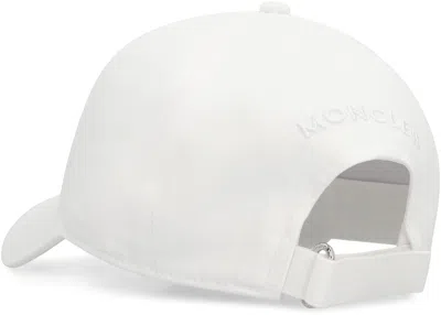 Moncler Logo Baseball Cap In White