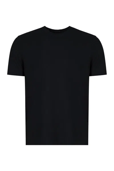 Slowear Short-sleeve Crew-neck T-shirt In Black