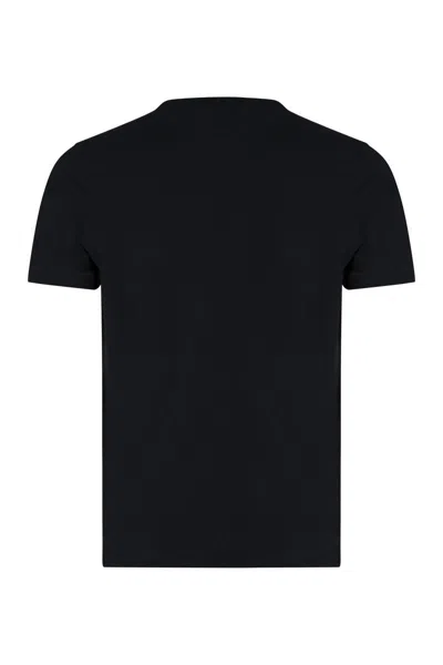 Slowear Short-sleeve Crew-neck T-shirt In Black