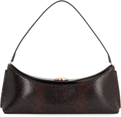 Jacquemus Le Calisson Crocodile-effect Leather Shoulder Bag In Multi