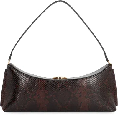 Jacquemus Le Calisson Crocodile-effect Leather Shoulder Bag In Multi