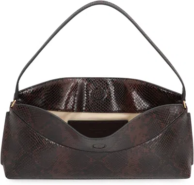 Jacquemus Le Calisson Crocodile-effect Leather Shoulder Bag In Multi