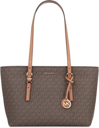 Michael Kors Quinn Media Tote Bag In Brown