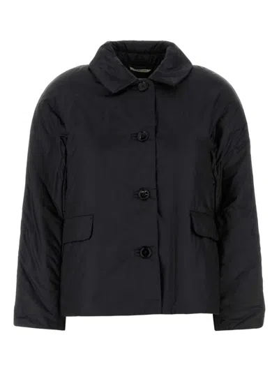 Max Mara The Cube Black Polyester Greens Padded Jacket In Black