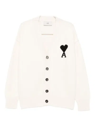 Ami Alexandre Mattiussi Ami Paris Sweaters In White