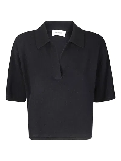 Lisa Yang Polo-neck Cashmere Sweater In Black