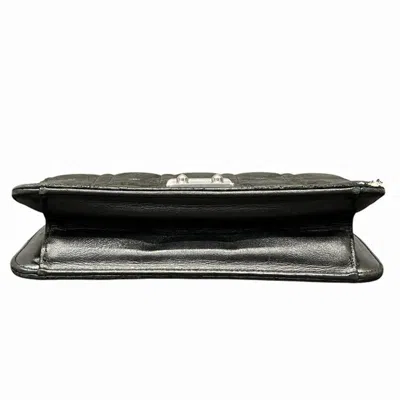 Pre-owned Dior Christian  Black Leather Shoulder Bag ()