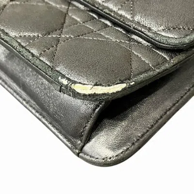 Pre-owned Dior Christian  Black Leather Shoulder Bag ()