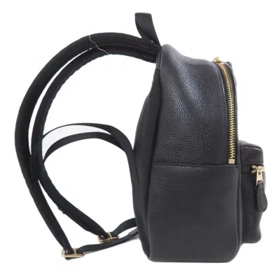 Pre-owned Coach Black Leather Backpack ()