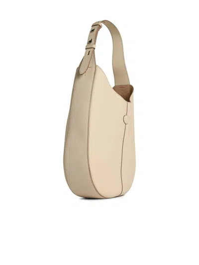 Tod's 'hobo' White Leather Bag In White