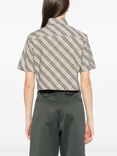 Burberry Stylish And Versatile Shirt In Brown