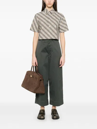 Burberry Stylish And Versatile Shirt In Brown