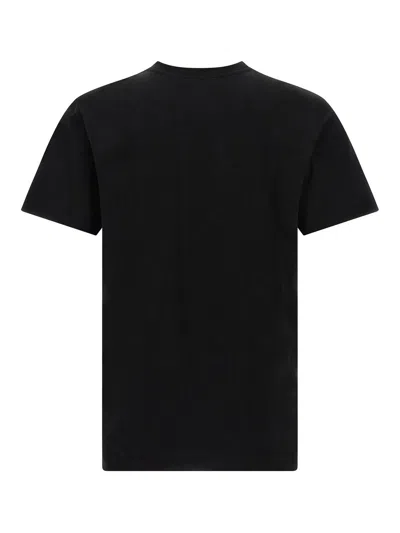 Dolce & Gabbana Graphic Crew Neck T-shirt With Short Sleeves In Black