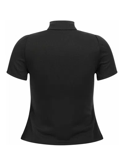 Courrèges Interlock Zipped Top In Black