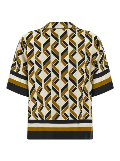 Eres Sonore Shirt Imprime Swim Noir In Brown