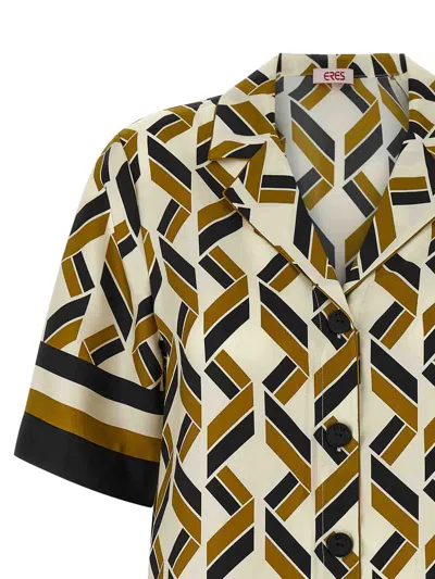 Eres Sonore Shirt Imprime Swim Noir In Brown