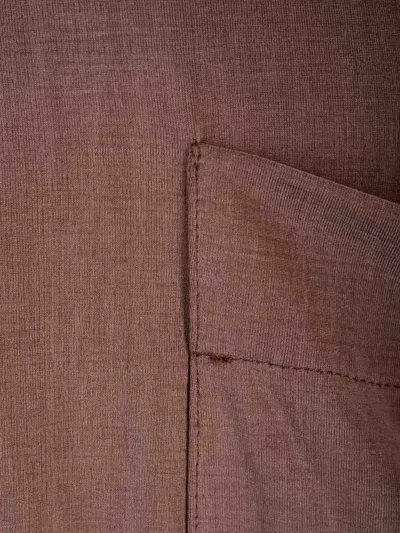 Magliano Chocolate Stretch Cupro Liquid Shirt In Brown