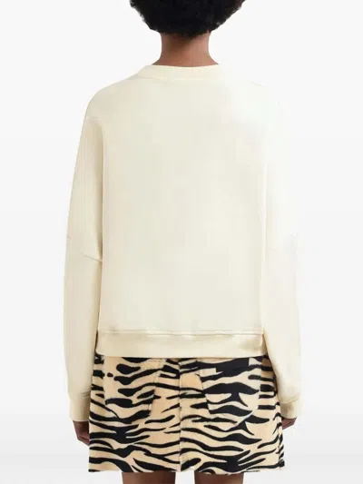 Marni Logo Sweatshirt In Neutral