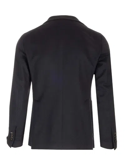 Tagliatore Men's Classic Wool Jacket In Black