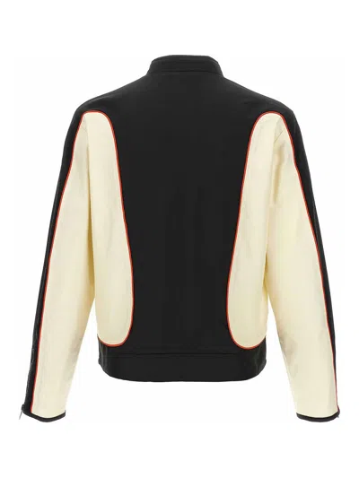 Diesel Blink Stand Collar Front Pockets Jacket In Multi