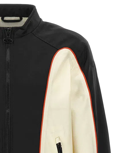 Diesel Blink Stand Collar Front Pockets Jacket In Multi