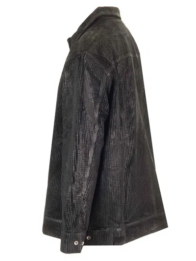Drkshdw Jumbo Worker Jacket In Black