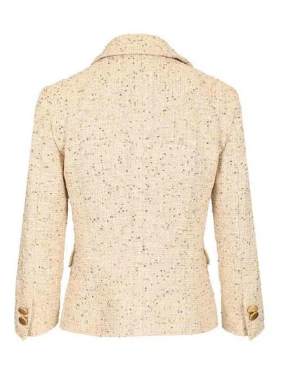Tagliatore Short Jacket Jackets Beige In Neutral