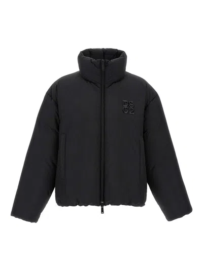 Dsquared2 Dsquared Men Jacket With Logo In Black