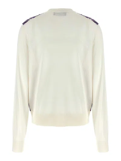 Dolce & Gabbana Women Maiolica Print Silk Cardigan In Purple